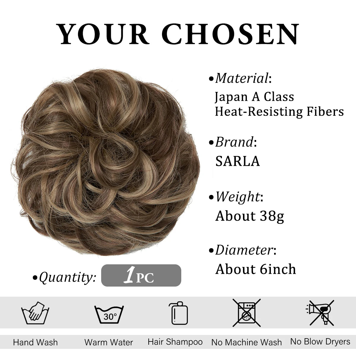 Wholesale Synthetic Hair Bun Extensions Messy Curly Elastic Hair Scrunchies Hairpieces Synthetic Chignon Donut Updo Hair Pieces