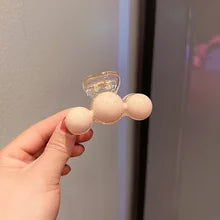 Spring and summer hair clips: French Aggreko pearl hair ornament, large hair grip clip, shark clip