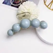 Spring and summer hair clips: French Aggreko pearl hair ornament, large hair grip clip, shark clip