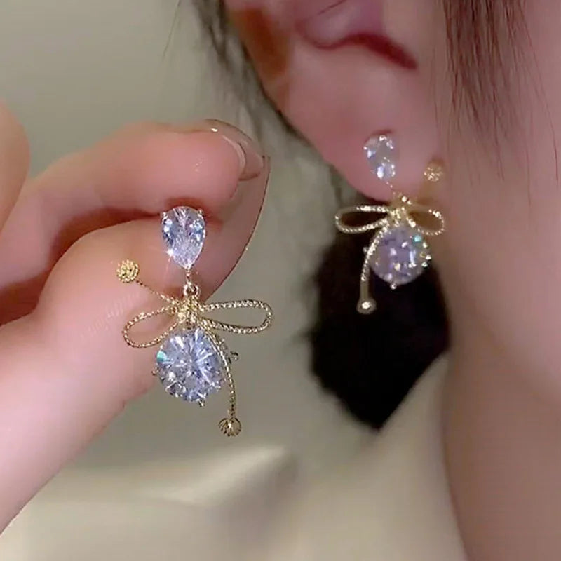 2023 New Fashion Trend Unique Design Elegant Delicate Red Cherry Stud Earrings For Women Jewelry Wedding Party Premium Gifts