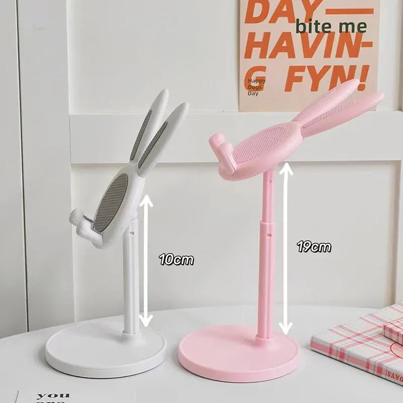 Desk Mobile Phone Holder Stand Cartoon Desktop Mobile Phone Holder Stand Adjustable Telescopic Lifting Lazy Bracket Home Decor