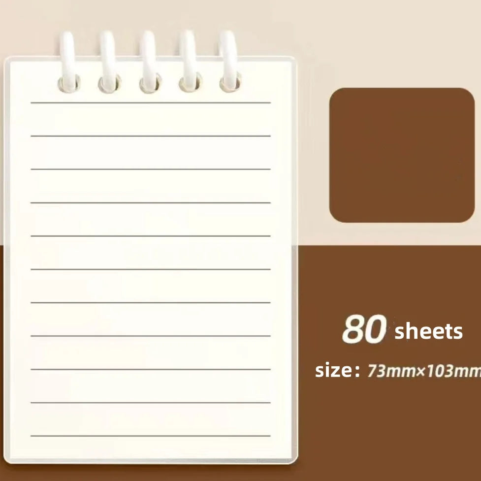 Bview Art A7 80 sheets cartoon creative note book student stationery cute convenience stickers