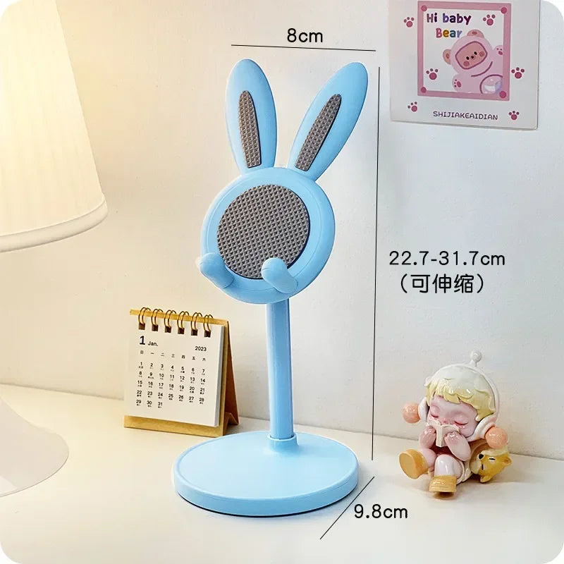 Desk Mobile Phone Holder Stand Cartoon Desktop Mobile Phone Holder Stand Adjustable Telescopic Lifting Lazy Bracket Home Decor