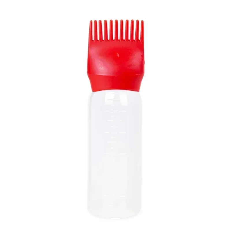 3 Colors Hair Dye Applicator Brush Bottles Dyeing Shampoo Bottle Oil Comb Hair Dye Bottle Applicator Hair Salon Styling Tool