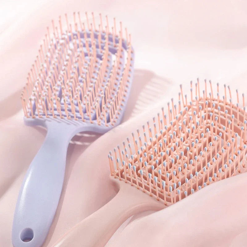 Hair Scalp Massage Comb Hair Brush Anti-static Wet Dry Curly Detangler Hairbrush Salon Hair Styling Tool for Women Men New
