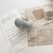 Spring and summer hair clips: French Aggreko pearl hair ornament, large hair grip clip, shark clip