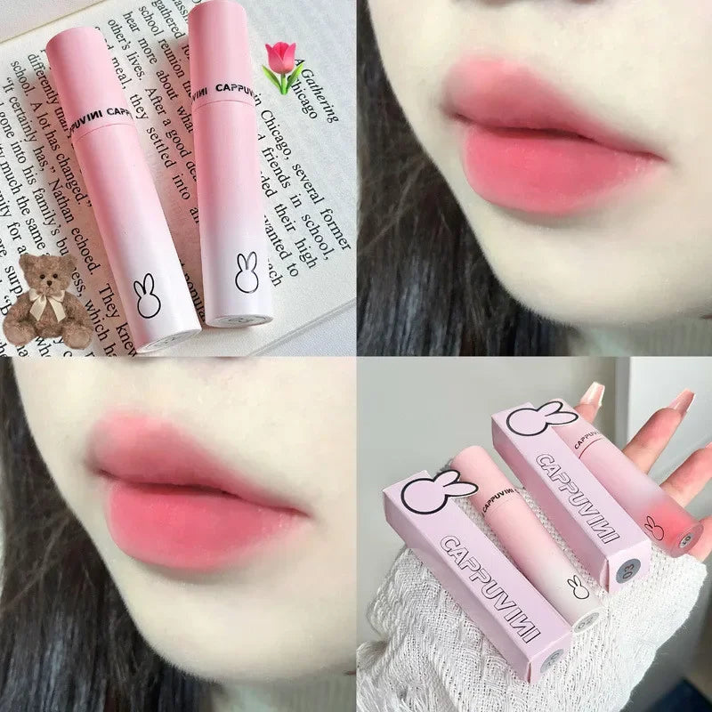 Velvet Matte Lip Mud Lipstick Mousse Chestnut Brown Waterproof Long Lasting Smooth Lip Gloss Women Lip Makeup Korea Cosmetics