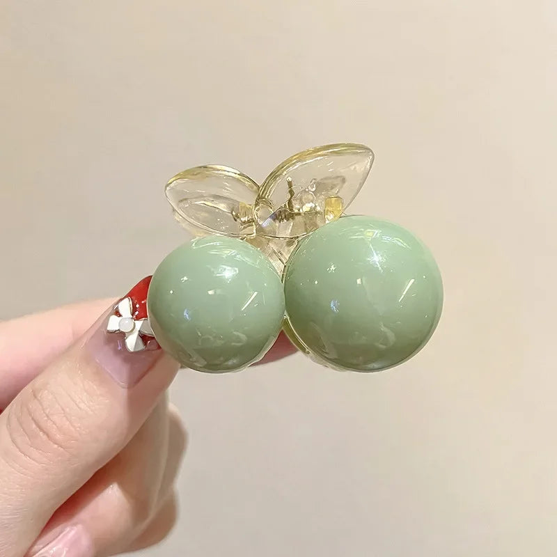 Spring and summer hair clips: French Aggreko pearl hair ornament, large hair grip clip, shark clip