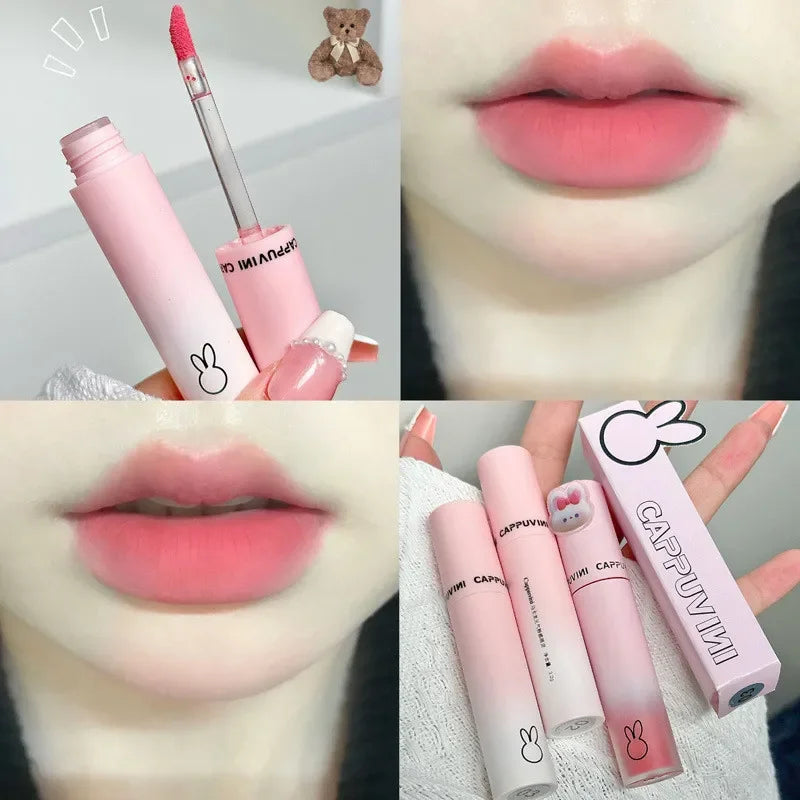 Velvet Matte Lip Mud Lipstick Mousse Chestnut Brown Waterproof Long Lasting Smooth Lip Gloss Women Lip Makeup Korea Cosmetics