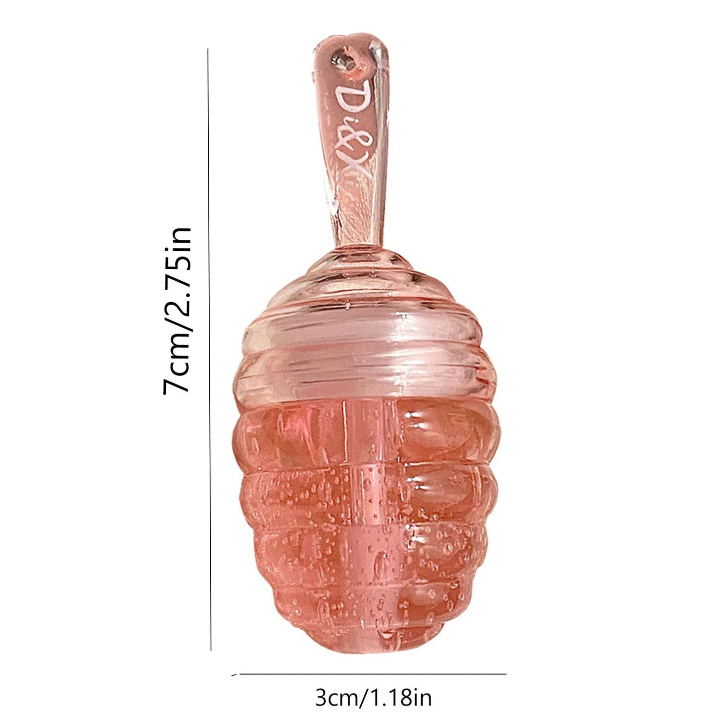 1/2pcs Honey Pot Lip Oil Long Lasting Moisturizing Clear Lip Oil Liquid Lipstick Lip Gloss Makeup Cosmetics