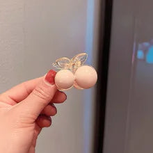 Spring and summer hair clips: French Aggreko pearl hair ornament, large hair grip clip, shark clip