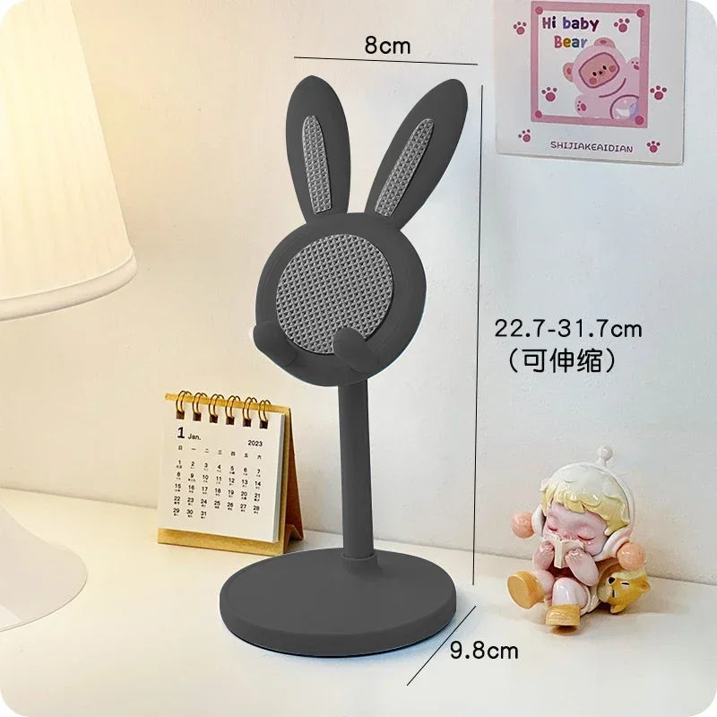 Desk Mobile Phone Holder Stand Cartoon Desktop Mobile Phone Holder Stand Adjustable Telescopic Lifting Lazy Bracket Home Decor