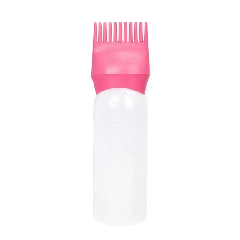 3 Colors Hair Dye Applicator Brush Bottles Dyeing Shampoo Bottle Oil Comb Hair Dye Bottle Applicator Hair Salon Styling Tool