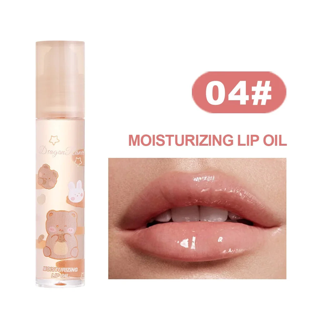 1Pcs Fresh Fruit Roll-On Lip Balm Moisturizing Clear Transparent Lip Oil Long Lasting Hydrating Lip Gloss Woman Makeup Cosmetics