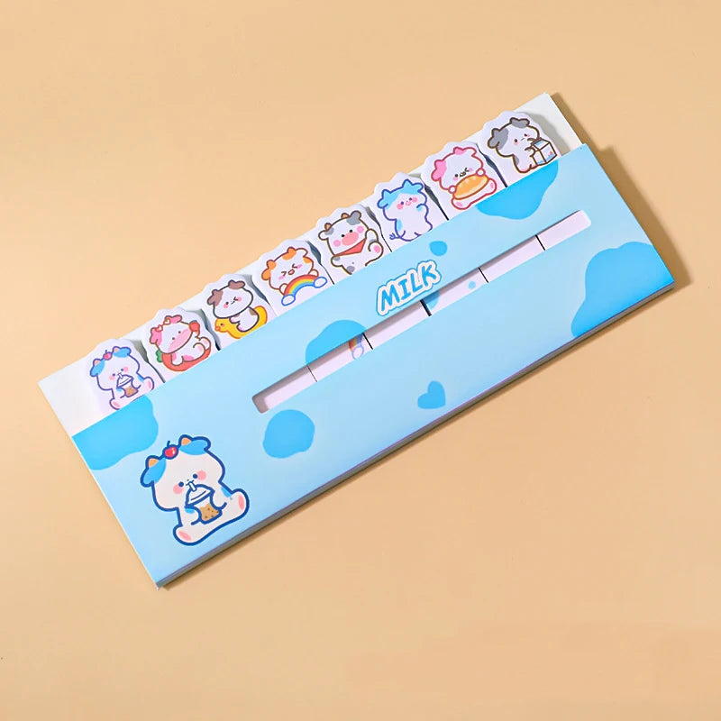 1 Piece Lytwtw's Kawaii Stationery Cartoon Animals Marker Memo Pad Bookmark Flags Index Tab Sticky Notes Label Paper Stickers
