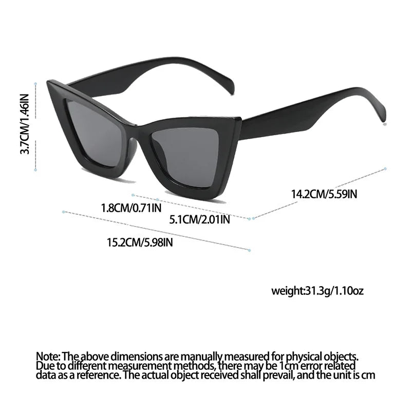 Big Frame Vintage Square Sunglasses Women Men Cat Eye Sun Glasses Eye Glasses Goggle Square Male Female Rectangle Sunglasses 