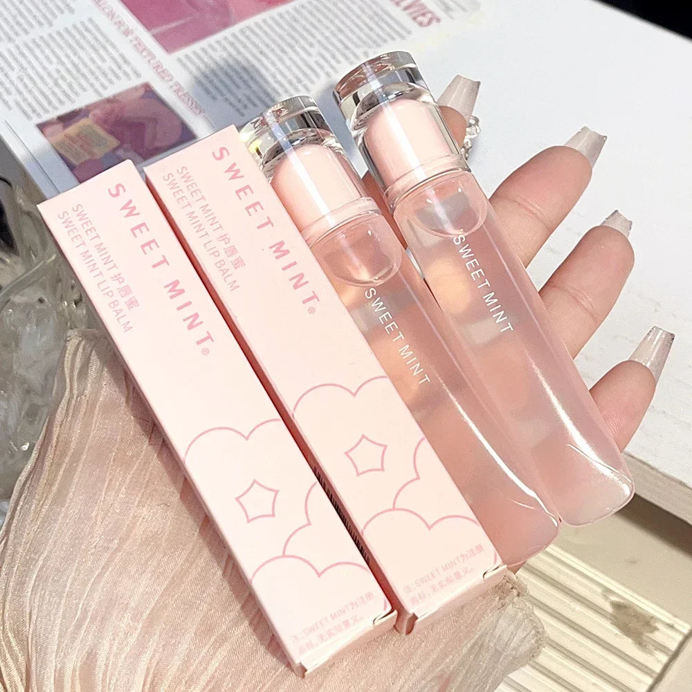 Transparent Mirror Lip Oil Glass Lip Gloss Lasting Moisturizing Colorless Lip Tint Lips Plumper Lipgloss Korean Makeup Cosmetics