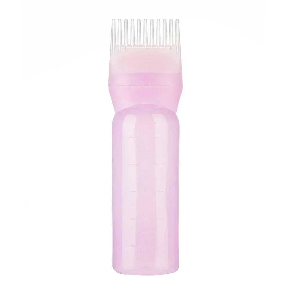 3 Colors Hair Dye Applicator Brush Bottles Dyeing Shampoo Bottle Oil Comb Hair Dye Bottle Applicator Hair Salon Styling Tool
