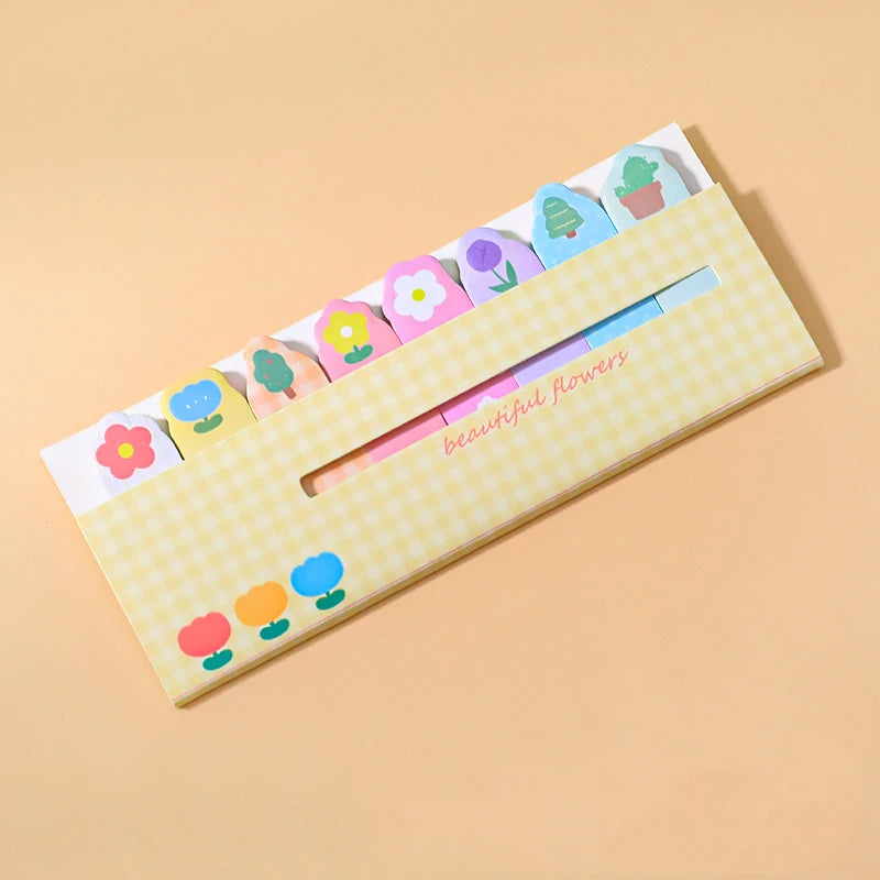 1 Piece Lytwtw's Kawaii Stationery Cartoon Animals Marker Memo Pad Bookmark Flags Index Tab Sticky Notes Label Paper Stickers