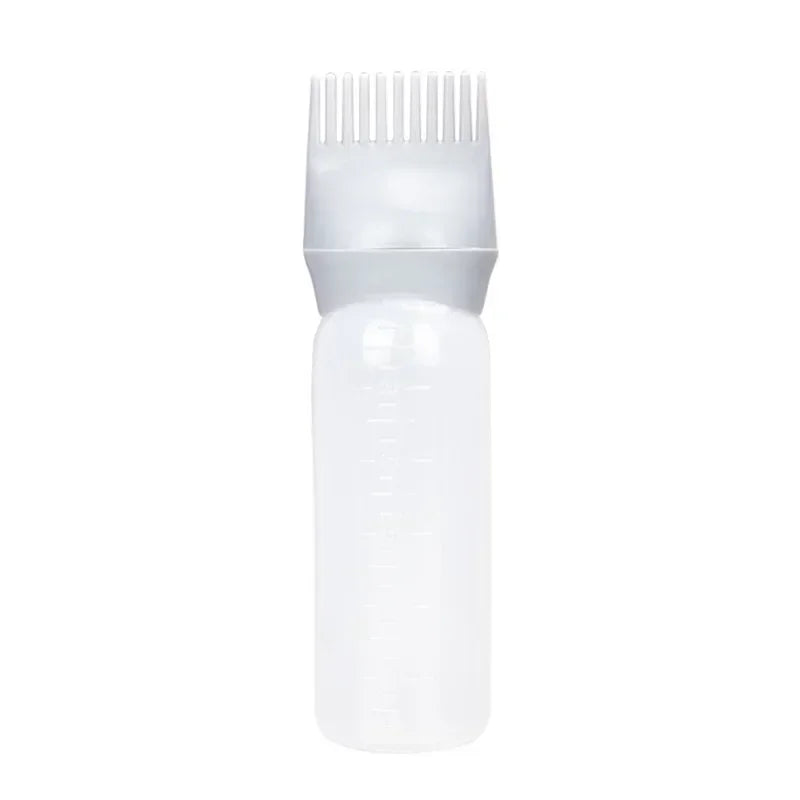 3 Colors Hair Dye Applicator Brush Bottles Dyeing Shampoo Bottle Oil Comb Hair Dye Bottle Applicator Hair Salon Styling Tool