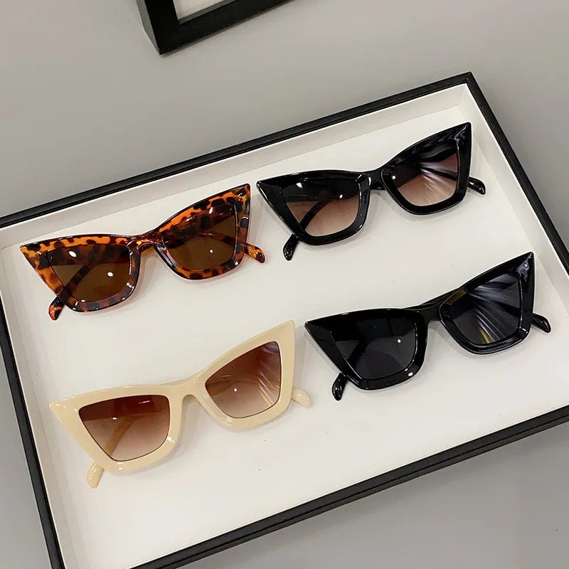 Big Frame Vintage Square Sunglasses Women Men Cat Eye Sun Glasses Eye Glasses Goggle Square Male Female Rectangle Sunglasses 