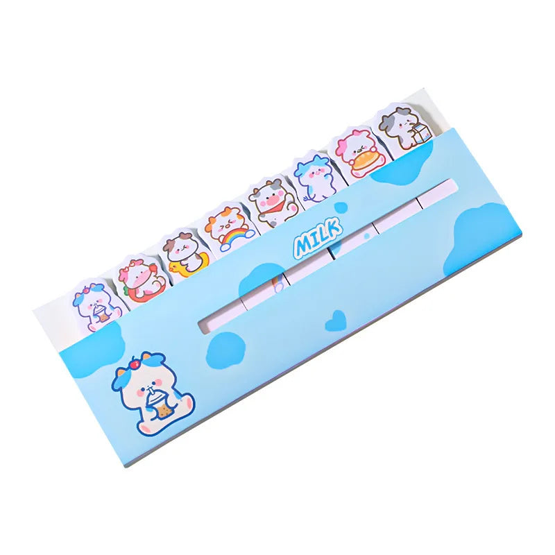 1 Piece Lytwtw's Kawaii Stationery Cartoon Animals Marker Memo Pad Bookmark Flags Index Tab Sticky Notes Label Paper Stickers
