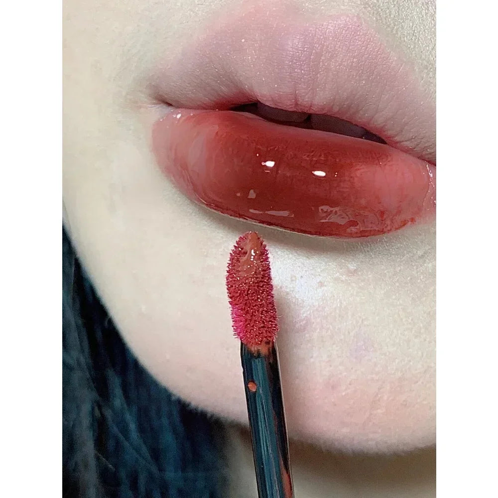 2024 Hot Mirror Moisturizing Lip Gloss Water Glossy Transparent Lip Glosses Liquid Clear Glitter Primer Lip Care Hydrating Plump