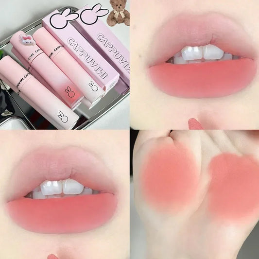 Velvet Matte Lip Mud Lipstick Mousse Chestnut Brown Waterproof Long Lasting Smooth Lip Gloss Women Lip Makeup Korea Cosmetics