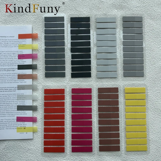 200 PcsTransparent Colorful Index Creative Memo Pads Office School Stationery Self-Adhesive Stickers Sticky Note Pads