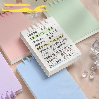 Bview Art A7 80 sheets cartoon creative note book student stationery cute convenience stickers