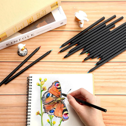 10pcs/lot Rainbow Pencils Set Painting Crayon for Adults Multicolored Pencils Art Drawing Coloring Sketching Stationery Supplies