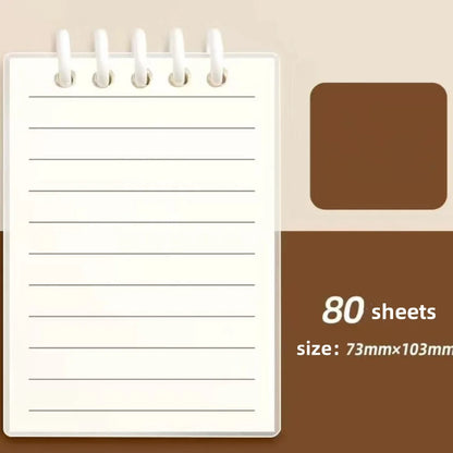 Bview Art A7 80 sheets cartoon creative note book student stationery cute convenience stickers