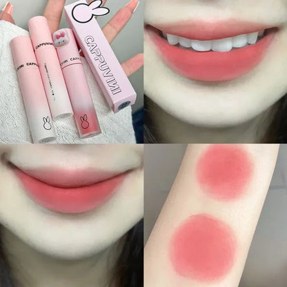 Velvet Matte Lip Mud Lipstick Mousse Chestnut Brown Waterproof Long Lasting Smooth Lip Gloss Women Lip Makeup Korea Cosmetics
