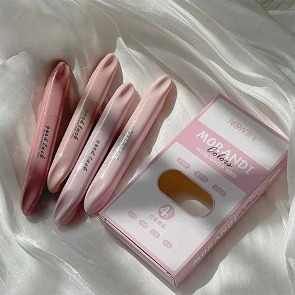 Pastel Highlighter Set Marker Pens Lipstick Design Soft Brush Tip for Drawing Painting Office Liner School Supplies Kawaii