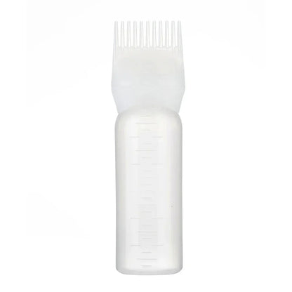 3 Colors Hair Dye Applicator Brush Bottles Dyeing Shampoo Bottle Oil Comb Hair Dye Bottle Applicator Hair Salon Styling Tool