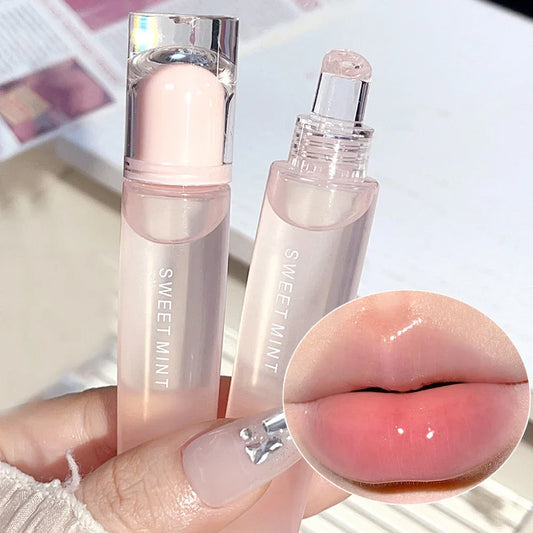 Transparent Mirror Lip Oil Glass Lip Gloss Lasting Moisturizing Colorless Lip Tint Lips Plumper Lipgloss Korean Makeup Cosmetics
